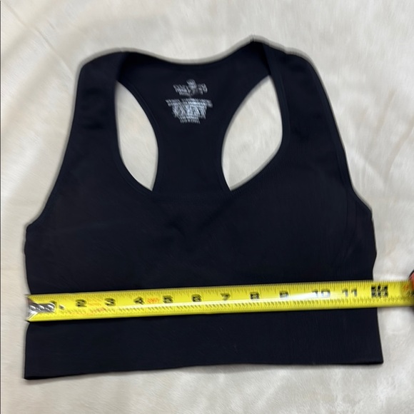 COZY ZERO TOP . Women's Brown Crop Top - Picture 6 of 9